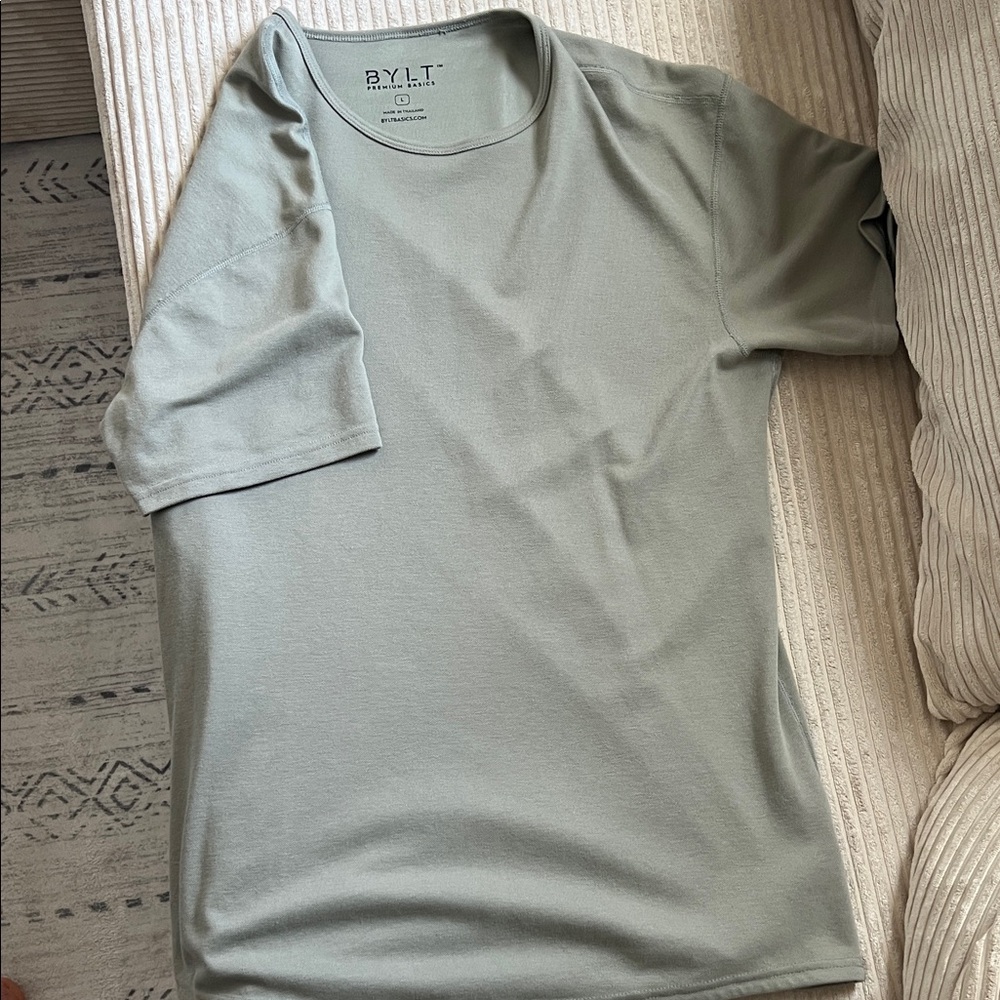 BYLT Basics Sage Short Sleeve Tee